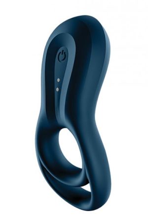 Satisfyer Epic Duo Ring Vibrator - Dark Blue