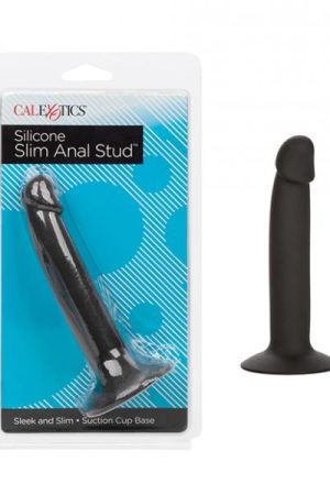 Silicone Slim Anal Stud - Black