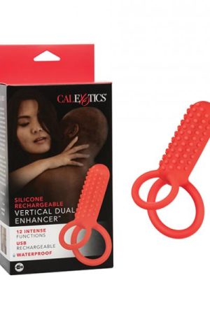 Silicone Rechargeable Vertical Dual Enhancer