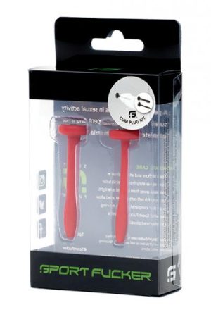 Sport Fucker Cum Plug Kit - Red