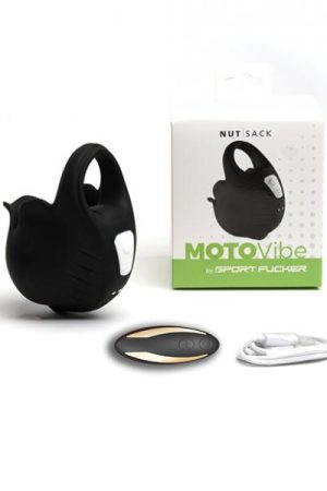 Sport Fucker Motovibe Nutsack Vibe W/remote - Black