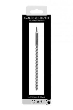 Shots Ouch Urethral Sounding Ribbed Dilator