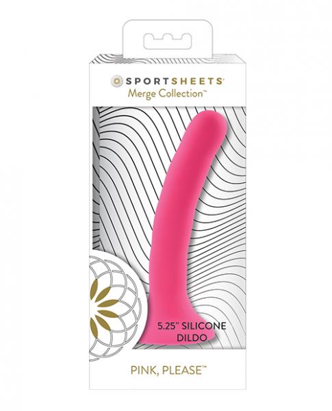 Sportsheets 5.25" Please Silicone Dildo - Pink