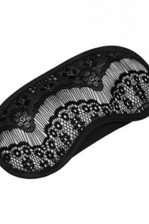 Steamy Shades Eyelash Lace Eyemask Black O/S