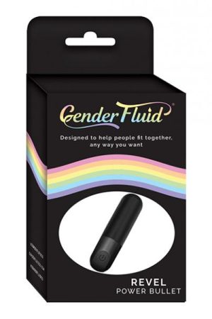 Gender Fluid Revel Power Bullet - Matte Black