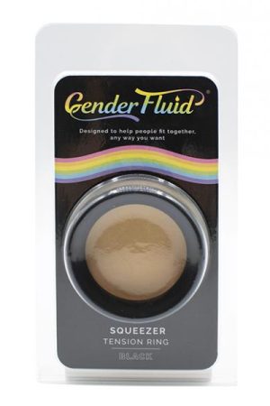 Gender Fluid Squeezer Tension Ring - Black