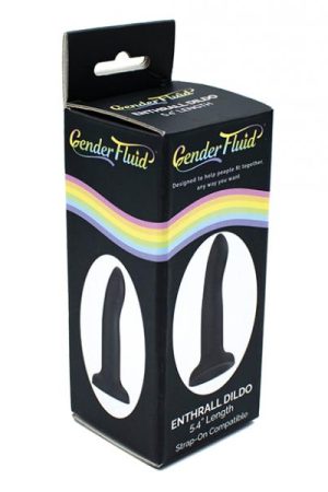 Gender Fluid 5.5" Enthrall Strap On Dildo - Black