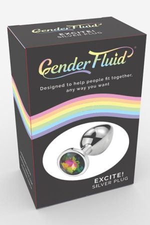 Gender Fluid Excite! Plug - Silver