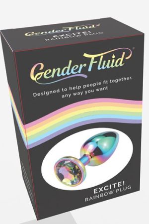 Gender Fluid Excite! Plug - Rainbow