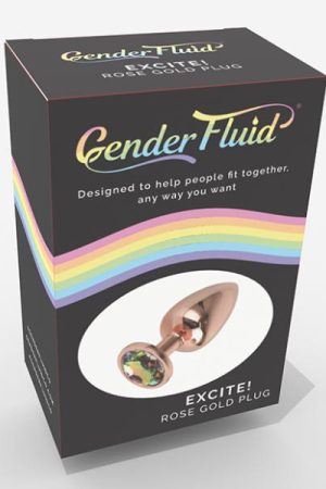 Gender Fluid Excite! Plug - Rose Gold