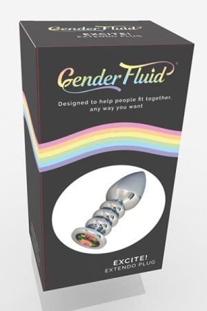 Gender Fluid Excite! Extendo Plug - Silver