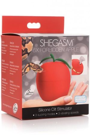 Shegasm 6x Forbidden Apple Silicone Clit Stimulator