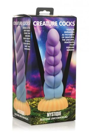Creature Cocks Unicorn Silicone Dildo - Multi Color