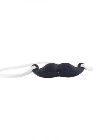 Mustachio Vibrating Silicone Mustache - Black