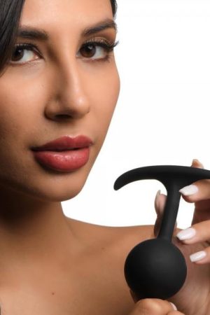 Premium Silicone Weighted Anal Plug - Medium