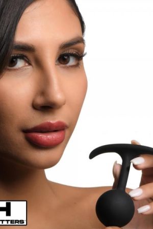 Premium Silicone Weighted Anal Plug - Small