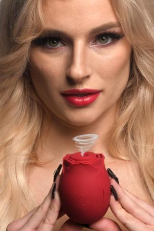 Mystic Rose Sucking And Vibrating Silicone Rose