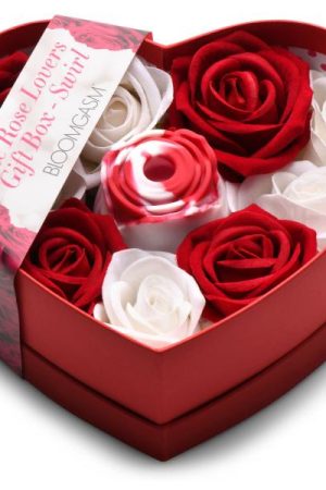 The Rose Lovers Gift Box 10x Clit Suction Rose - Swirl