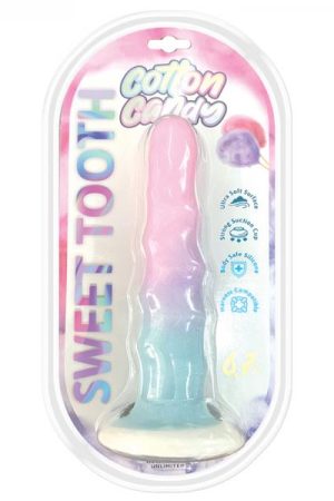Cotton Candy Sweet Tooth 6.7in Silicone Dildo