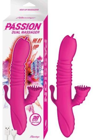 Passion Dual Massager Heat Up Pink