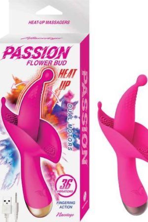 Passion Flower Bud Heat Up Massager Pink