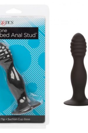 Silicone Ribbed Anal Stud