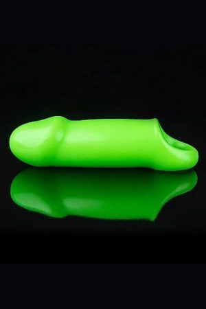 Glow Smooth Thick Stretchy Penis Sleeve Glow In The Dark