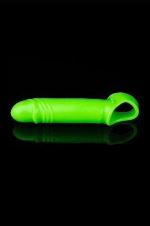 Glow Smooth Stretchy Penis Sleeve Glow In The Dark