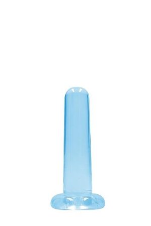 Realrock Non Realistic Dildo W Suction Cup 5.3in Blue