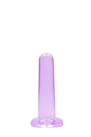 Realrock Non Realistic Dildo W Suction Cup 5.3in Purple