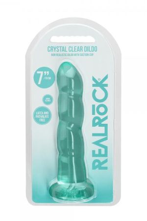 Realrock Non-realistic 7in Dildo Turquoise
