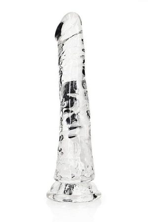 Realrock Slim Dildo 6in Transparent