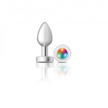 Cheeky Charms Light Up Silver Small Plug