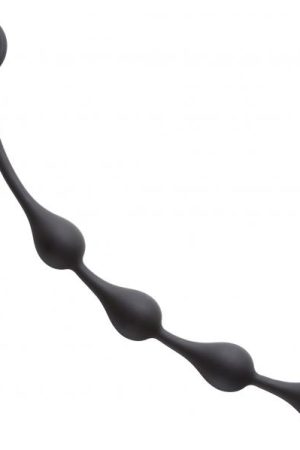 Silicone Anal Teardrop Small Black