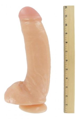 Sexflesh Stuff Me Stefan 10 Inches Beige Dildo - Bulk