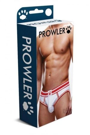 Prowler White/red Open Brief Md