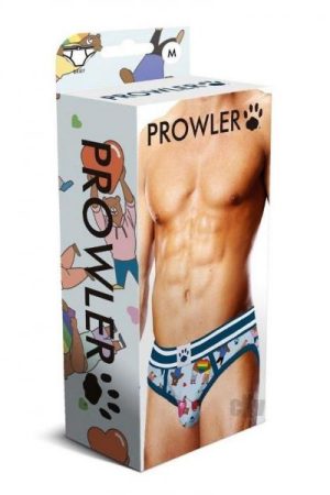 Prowler Bears W/hearts Brief Md Blu