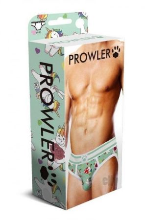 Prowler Unicorn Hearts Brief Lg Grn
