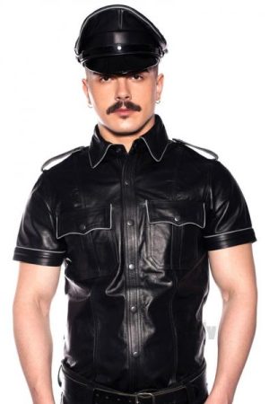 Prowler Red Police Shirt Pipe Blk/gry Xs