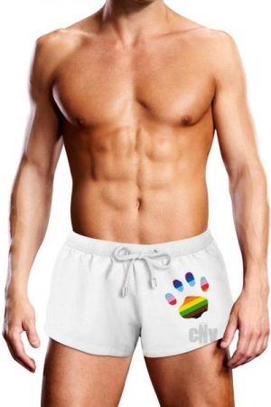 Prowler Swim Wht Oversize Paw Trunk Md