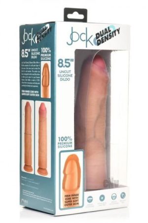 Jock Dual Dense Uncut Dildo 8.5 Tan