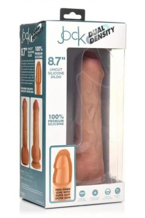 Jock Dual Dense Uncut Dildo 8.7 Tan