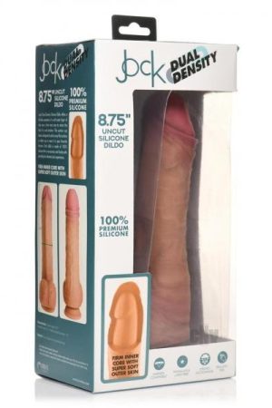 Jock Dual Dense Uncut Dildo 8.75 Tan