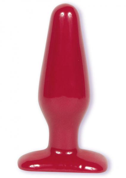 Red Boy Medium Butt Plug - Red