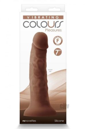 Colours Pleasures Dildo Vibe 7 Brown