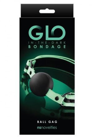 Glo Bondage Ball Gag Green