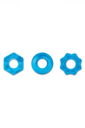 Renegade Chubbies 3 Pack Cock Rings Blue