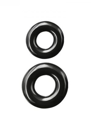 Renegade Double Stack Black Cock Rings