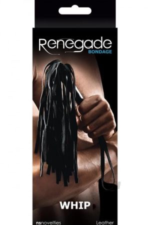 Renegade Bondage Whip Black