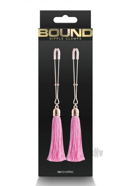 Bound Nipple Clamps T1 Rose Gld/pnk